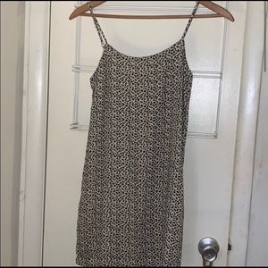 Lottie Moss by Pacsun leopard print slip dress